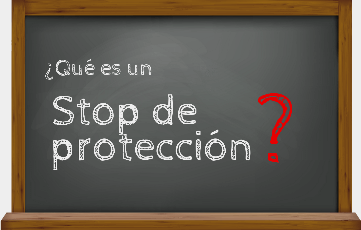 stop de protección en el trading