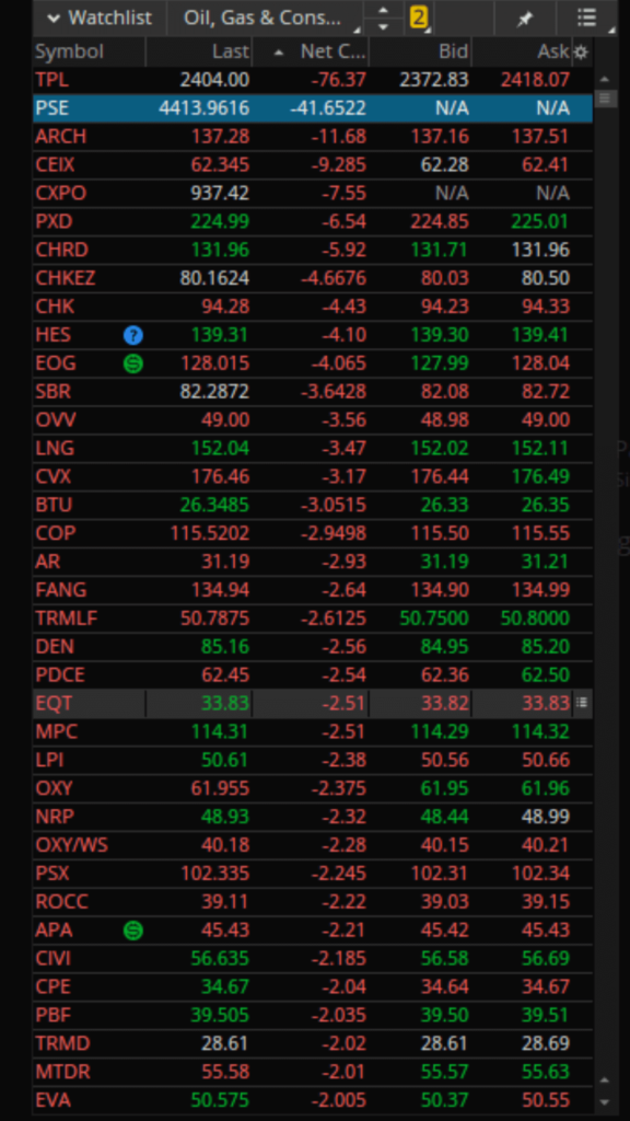 que es una watchlist