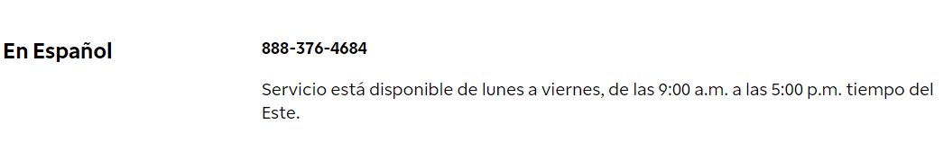 Telefono de soporte de TD Ameritrade en español