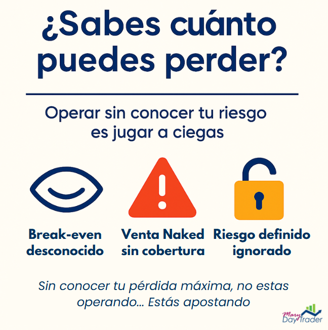 Errores comunes al operar opciones sin conocer el riesgo ni la pérdida máxima